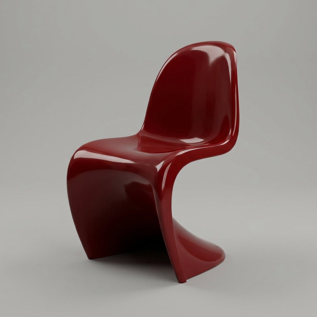 S Chair DF0122 - Custom Mid Century Minimalist Chair | Fiberglass