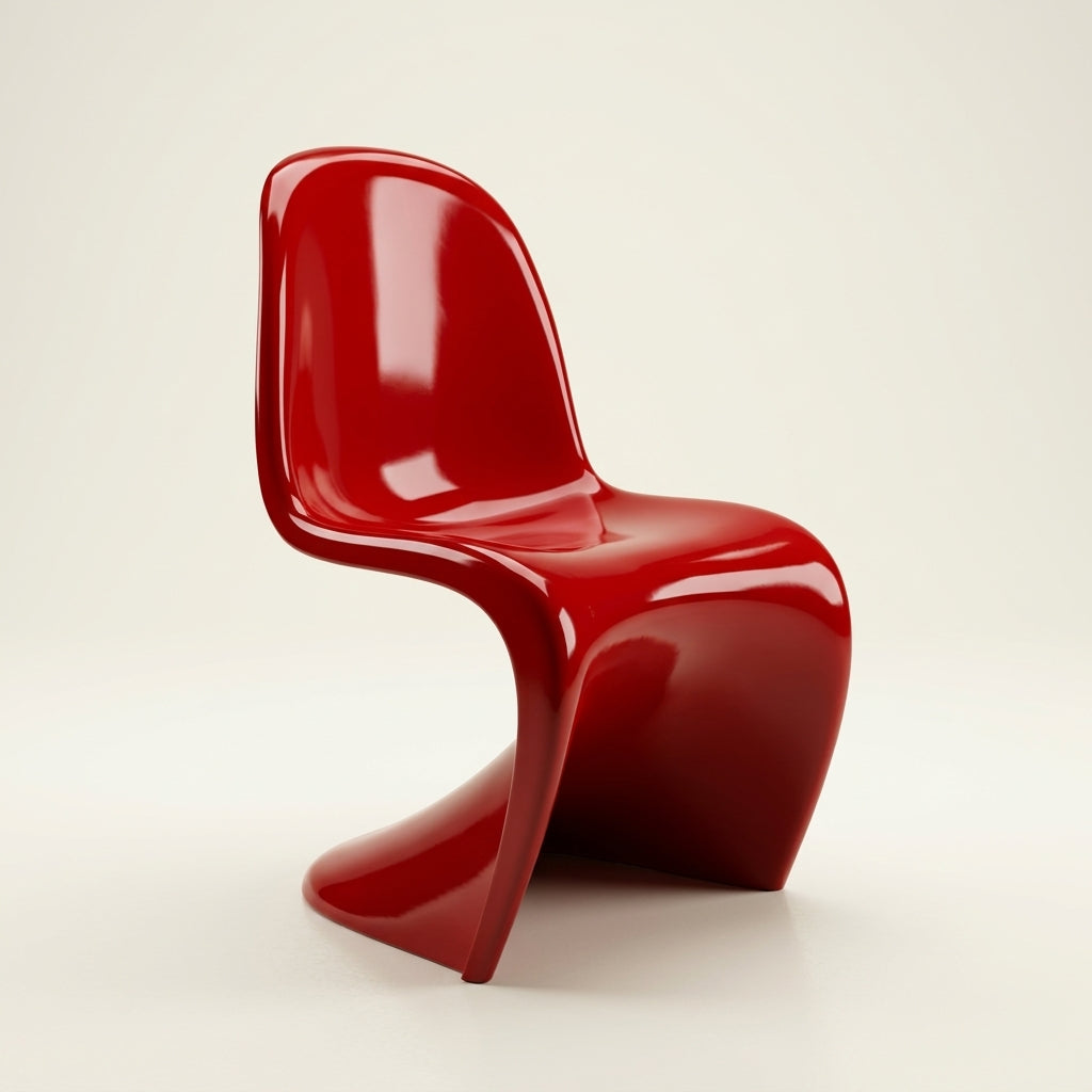 S Chair DF0122 - Custom Mid Century Minimalist Chair | Fiberglass