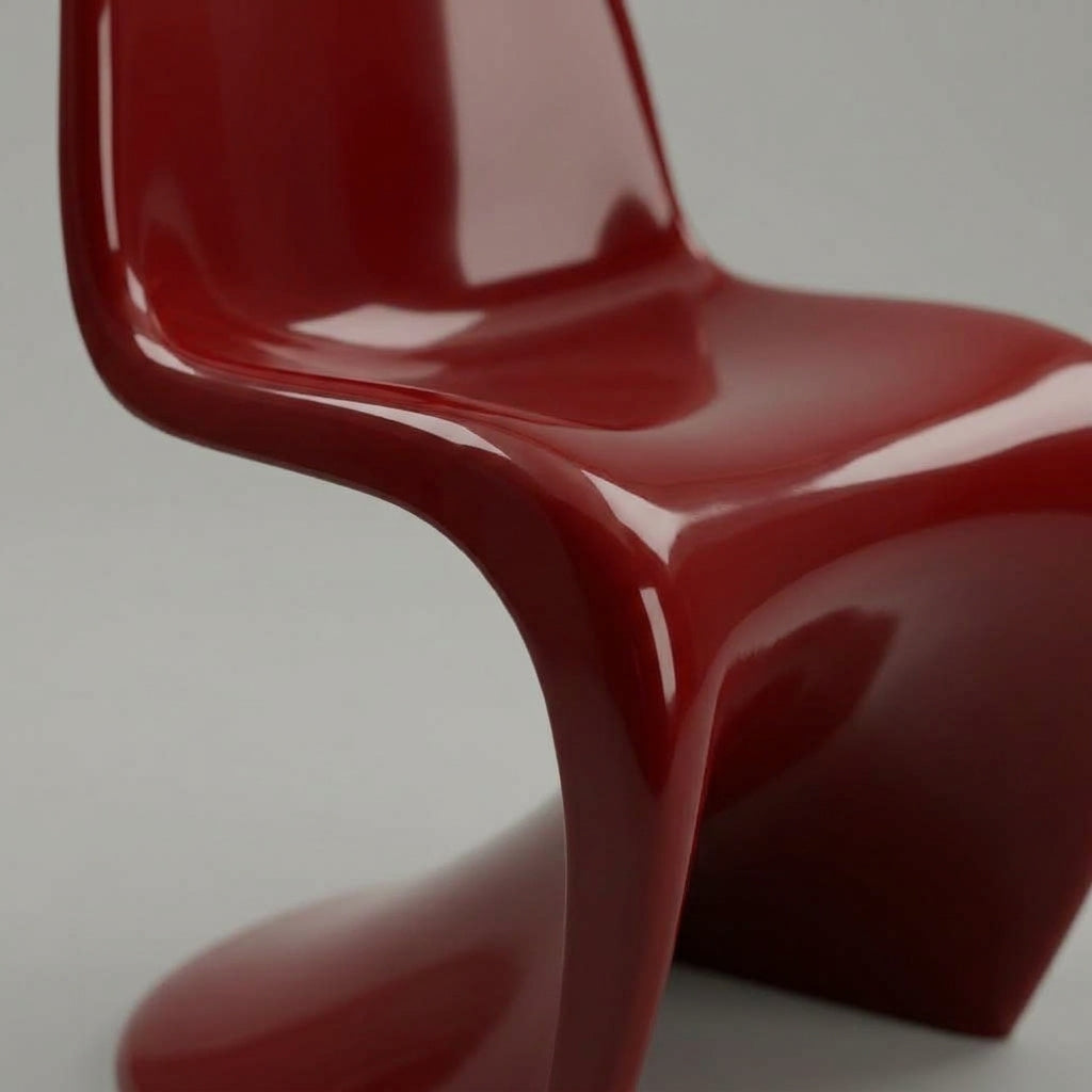 S Chair DF0122 - Custom Mid Century Minimalist Chair | Fiberglass