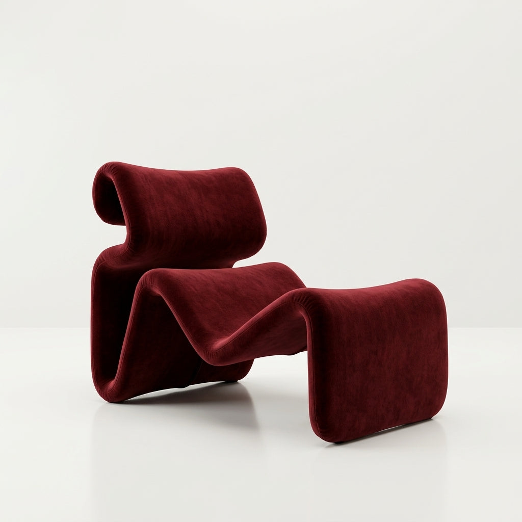 Nastro DF0293 - Custom Mid Century Minimalist Lounge Chair | Fine Fabric