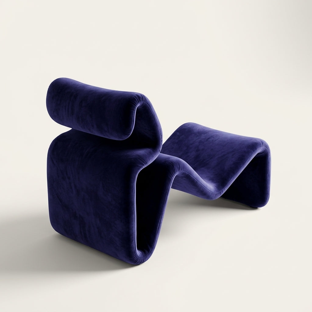Nastro DF0293 - Custom Mid Century Minimalist Lounge Chair | Fine Fabric