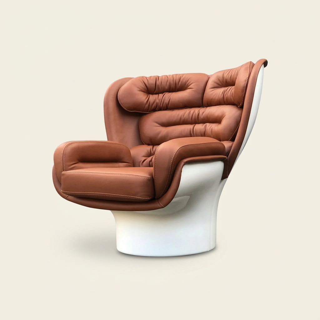 Avvolto DF0296 - Custom Mid Century Minimalist Lounge Chair | Fiberglass