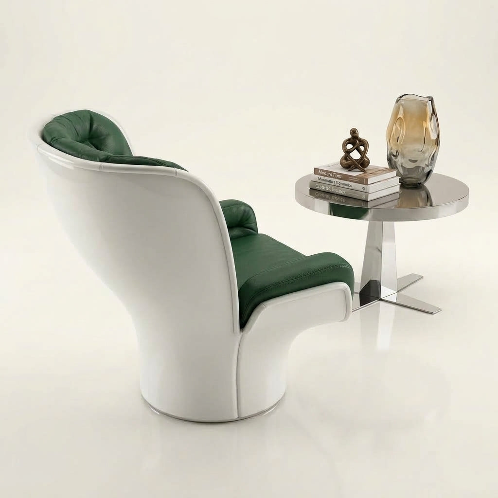 Avvolto DF0296 - Custom Mid Century Minimalist Lounge Chair | Fiberglass