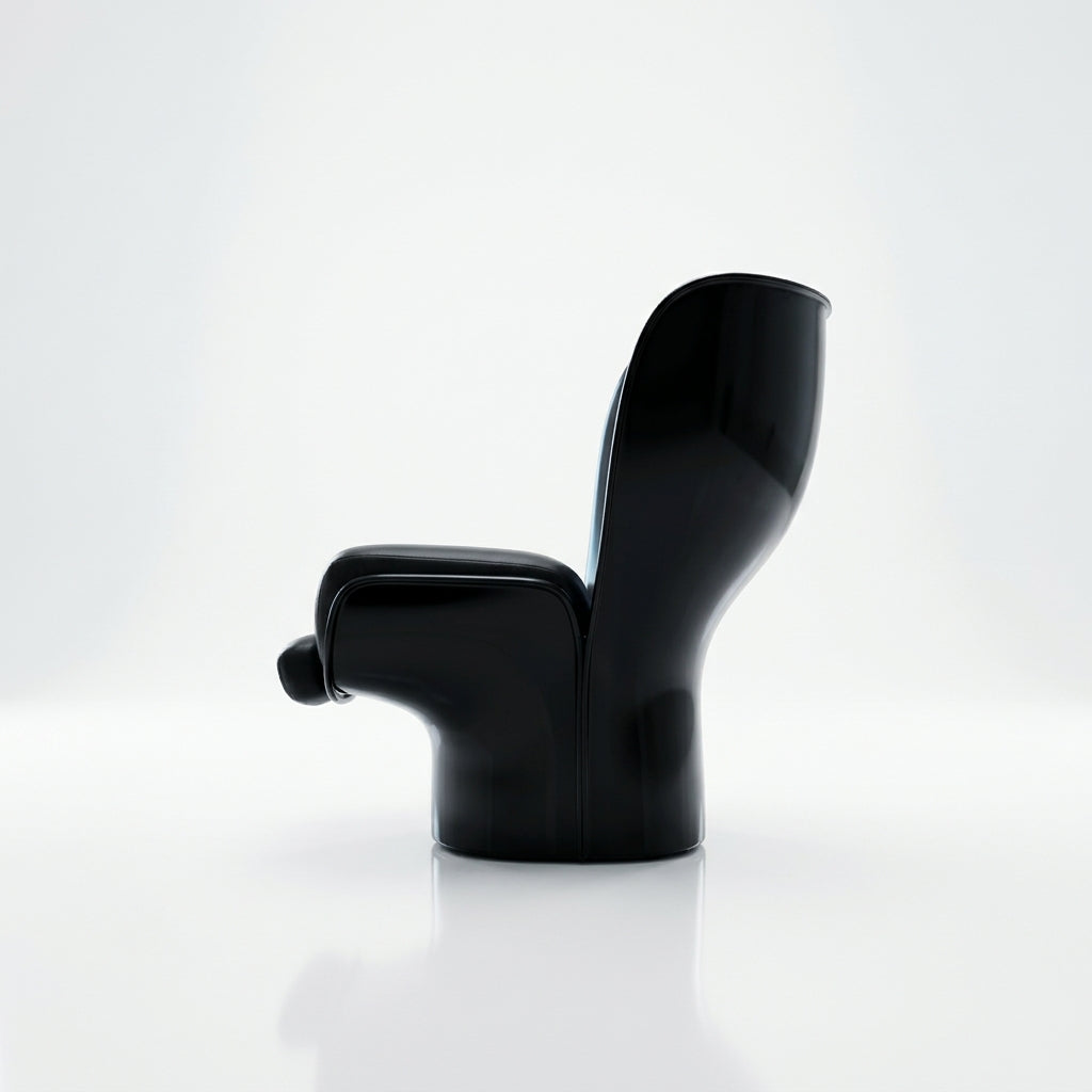 Avvolto DF0296 - Custom Mid Century Minimalist Lounge Chair | Fiberglass