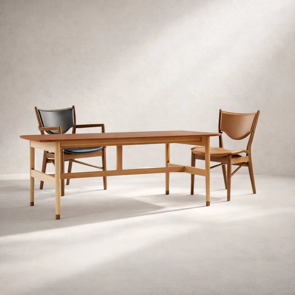 Kaufler Custom American Solid Wood Dining Set