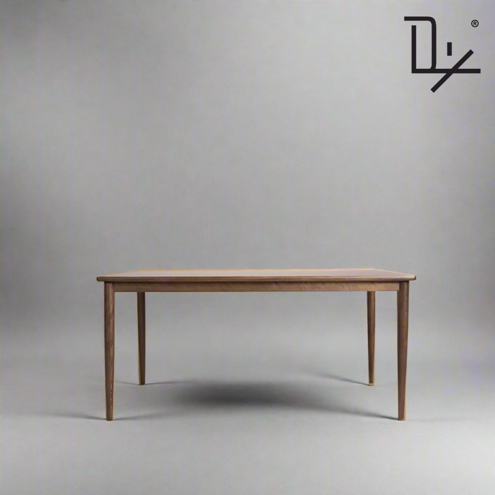 Dix® Solid Wood Series - Seattle (DT101A) 1.3m Custom Solid Wood American Oak Dining Table Scandinavian Minimalist