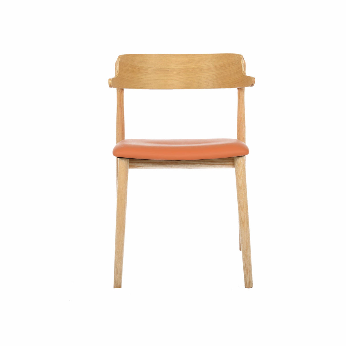 Echelon Arm Chair (CH7242B) - Custom Solid Wood American Oak Dining Chair Mid-Century Architect-Inspired Scandinavian Minimalist
