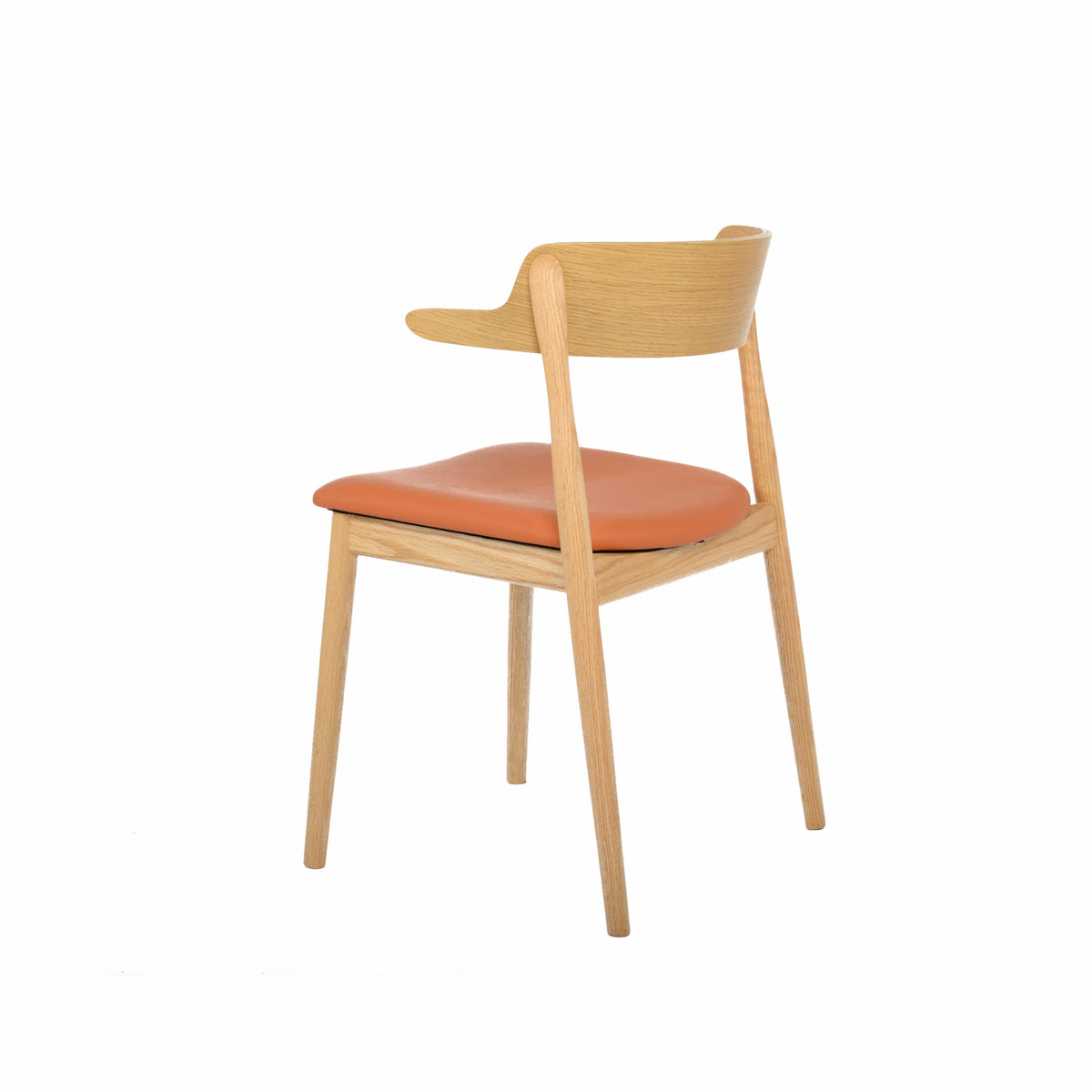 Echelon Arm Chair (CH7242B) - Custom Solid Wood American Oak Dining Chair Mid-Century Architect-Inspired Scandinavian Minimalist