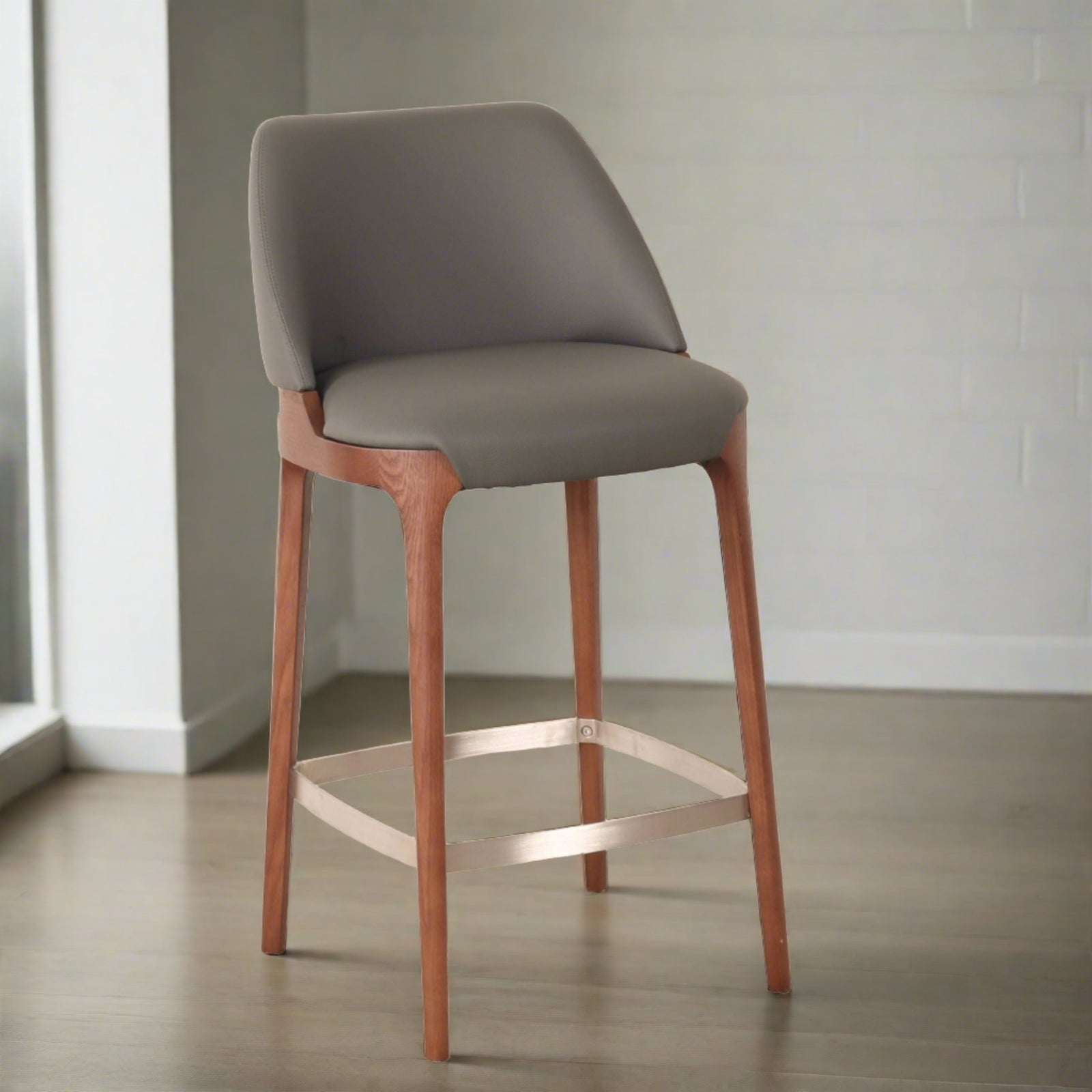 Echo Chair (BS 1911E) - Custom Solid Wood American Oak Dining Chair Mid-Century Architect-Inspired Scandinavian Minimalist