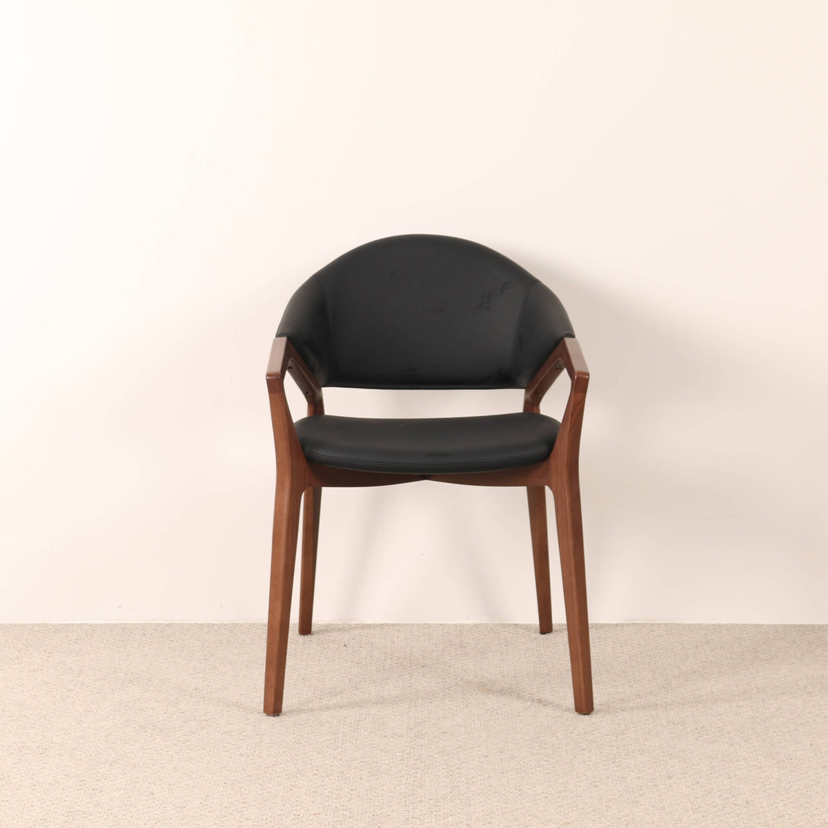 Eclipse Arm Chair (CH7240) - Custom Solid Wood American Oak Dining Chair Mid-Century Architect-Inspired Scandinavian Minimalist