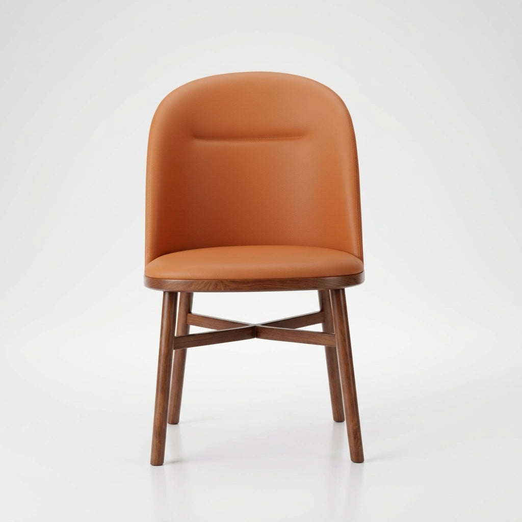 Eon CH6203 Custom Chair | Mid Century Minimalist | American Solid Hardwood