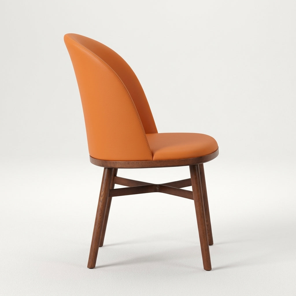 Eon CH6203 Custom Chair | Mid Century Minimalist | American Solid Hardwood