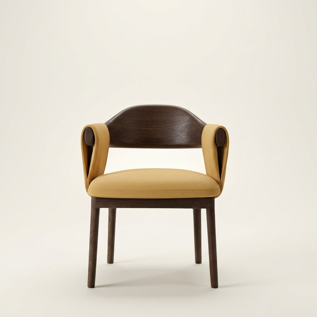 Essex CH2313 Custom Chair | Mid Century Minimalist | American Solid Hardwood