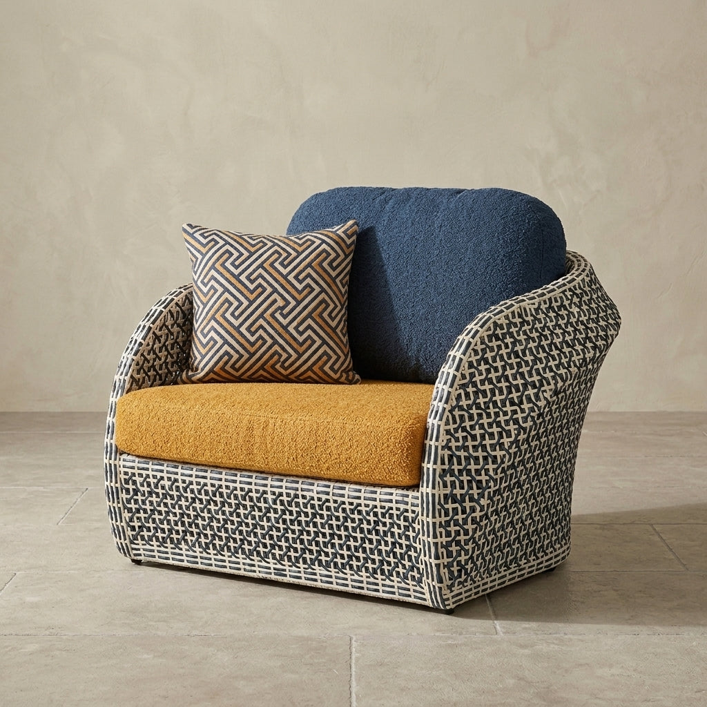 Evian Outdoor Single Seater Sofa | Lounge | WA1084