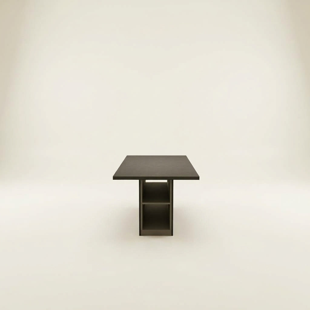 Geometry 09 Custom Table - Centre Block | Open Storage