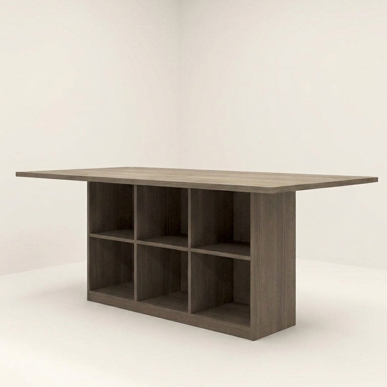 Geometry 10 Custom Table - Centre Block | Open Storage