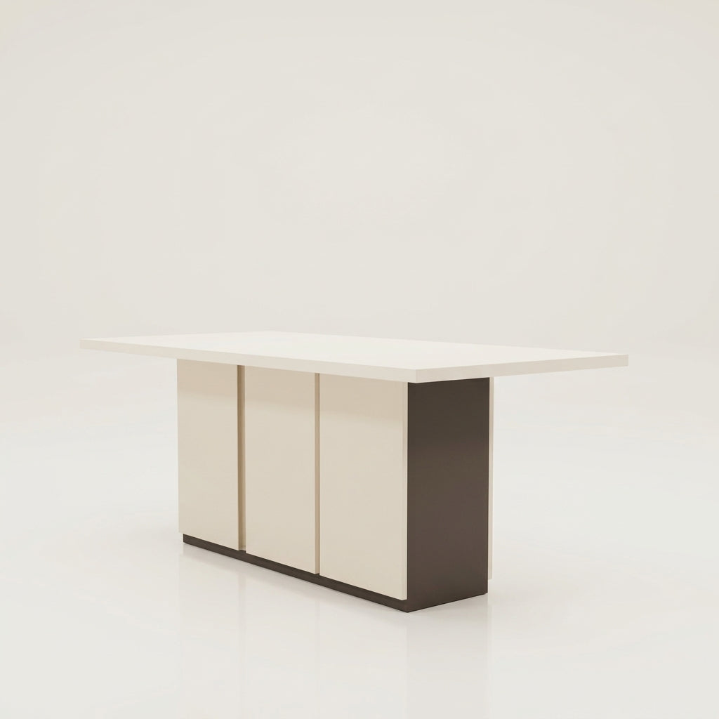 Geometry 11 Custom Table - Centre Block | Storage with Doors