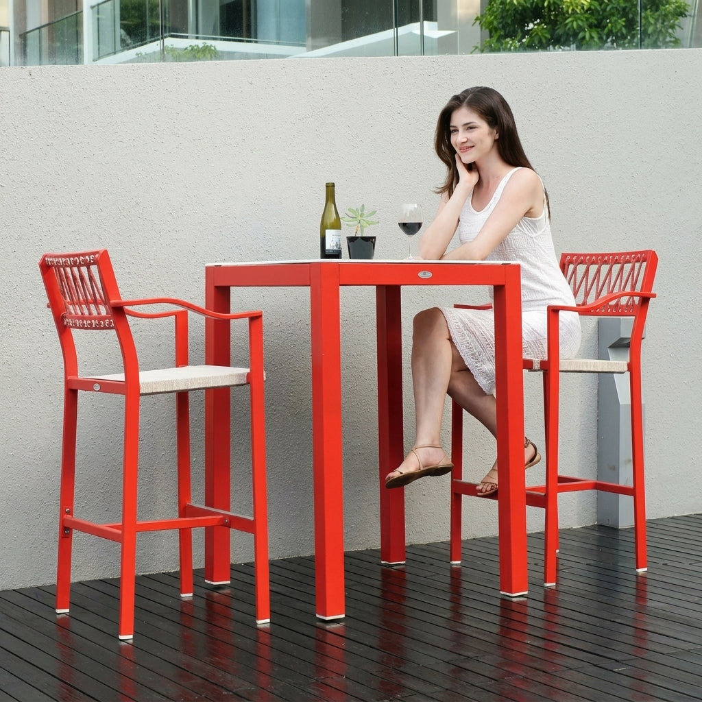 Hyacinth Outdoor Bar Counter Table | Square | WA4040M