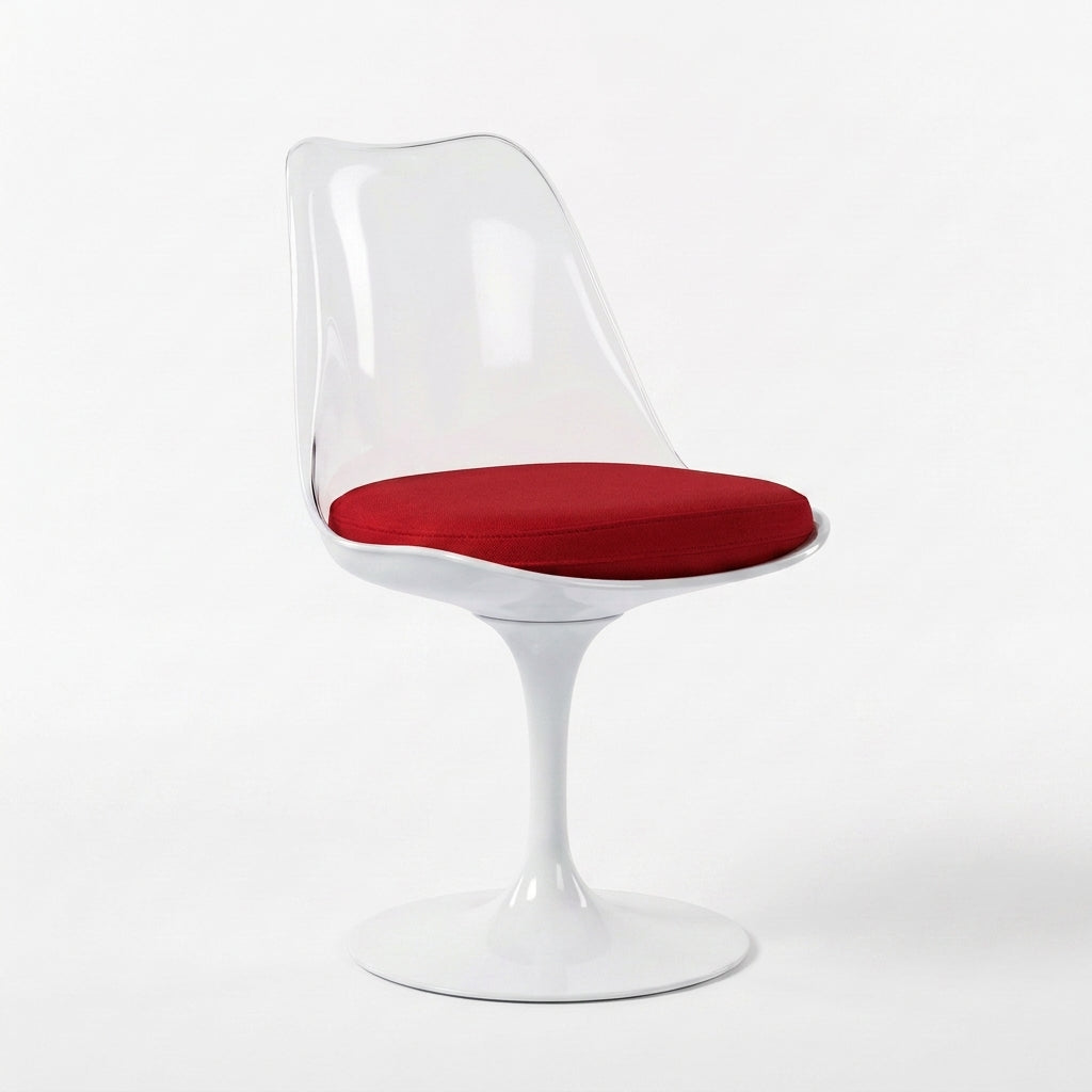 Jacob DF0109 - Custom Mid Century Minimalist Chair | Fiberglass | Aluminum Base