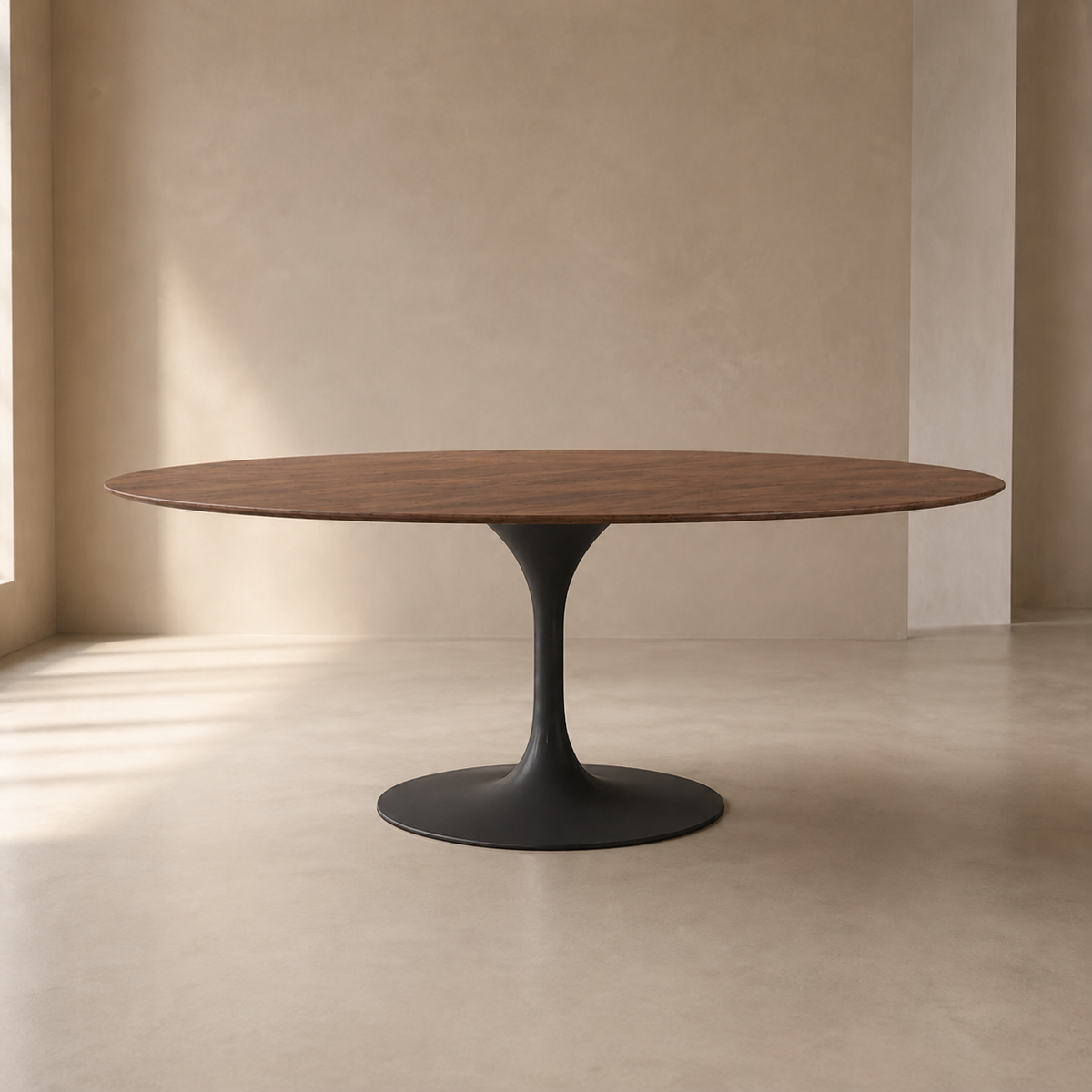 Jacob DF0604 Custom Mid Century Sculptural Design Table | Organic Oval Form