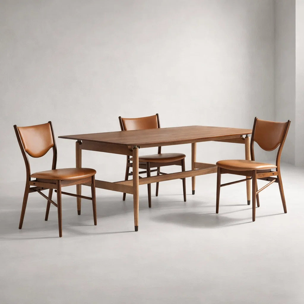 Kaufler Custom American Solid Wood Dining Set