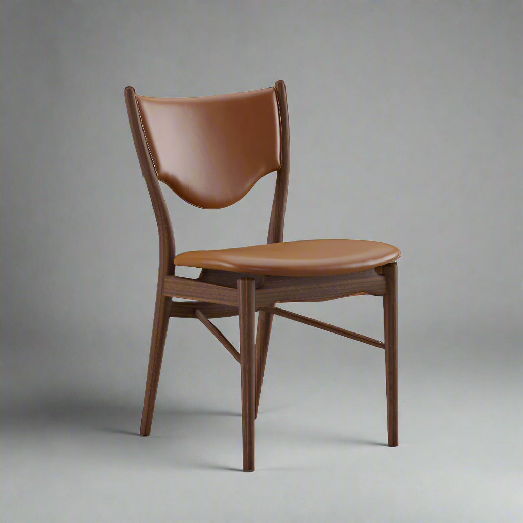 Kaufler Dining Chair (CH2146A) - Custom Solid Wood American Oak Dining Chair Mid-Century Architect-Inspired Scandinavian Minimalist