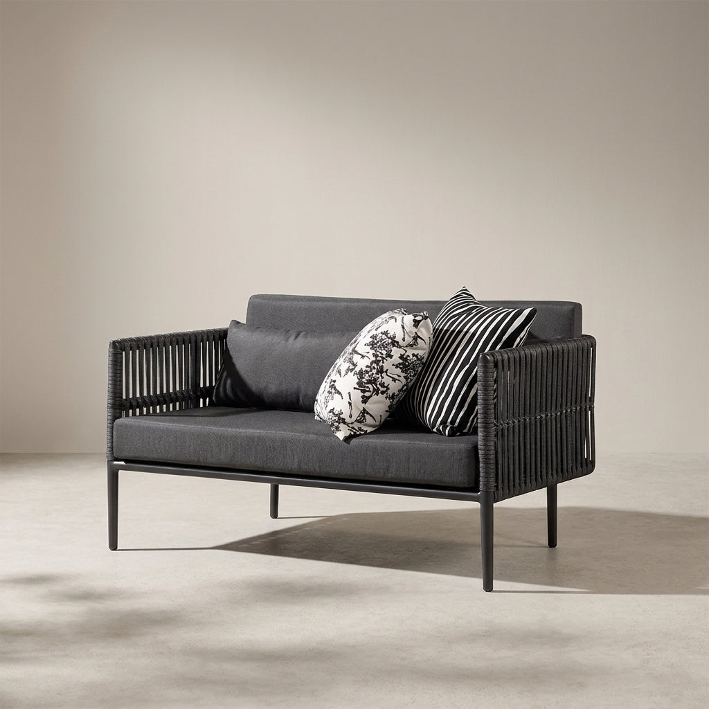 Kitaibela Outdoor Sofa | 2-Seater |￼￼ Powder-Coated Aluminum | WA1034