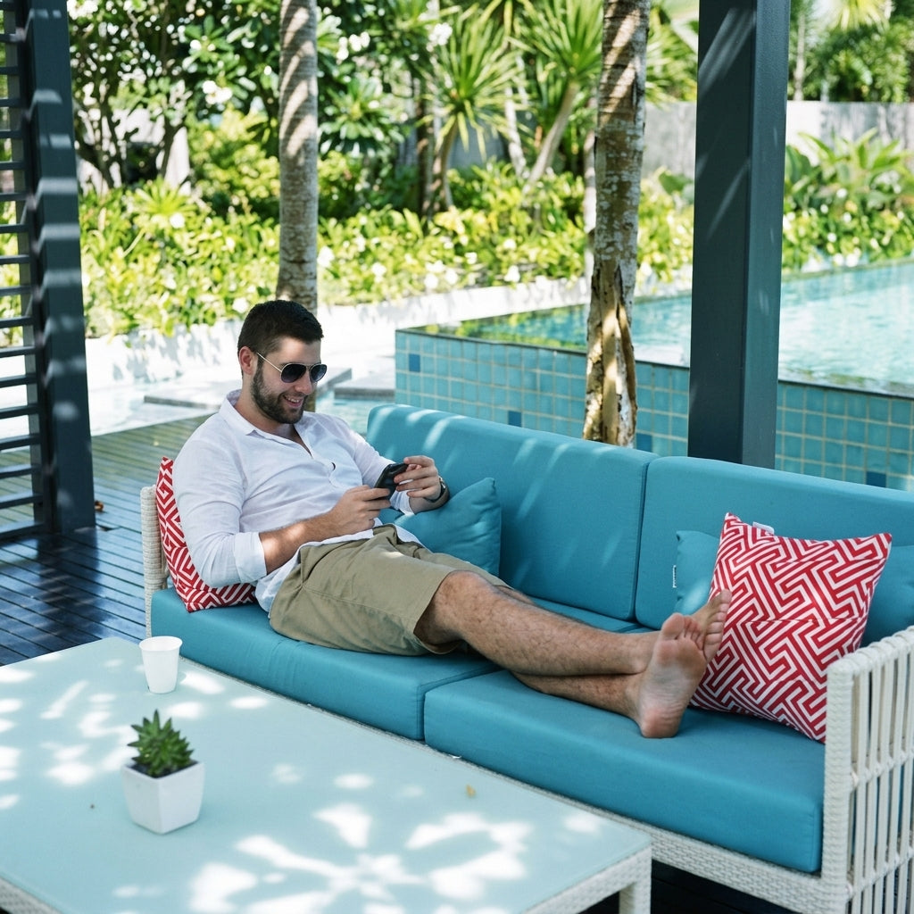 Kitaibela Outdoor Single Seater Sofa | Lounge | WA1034