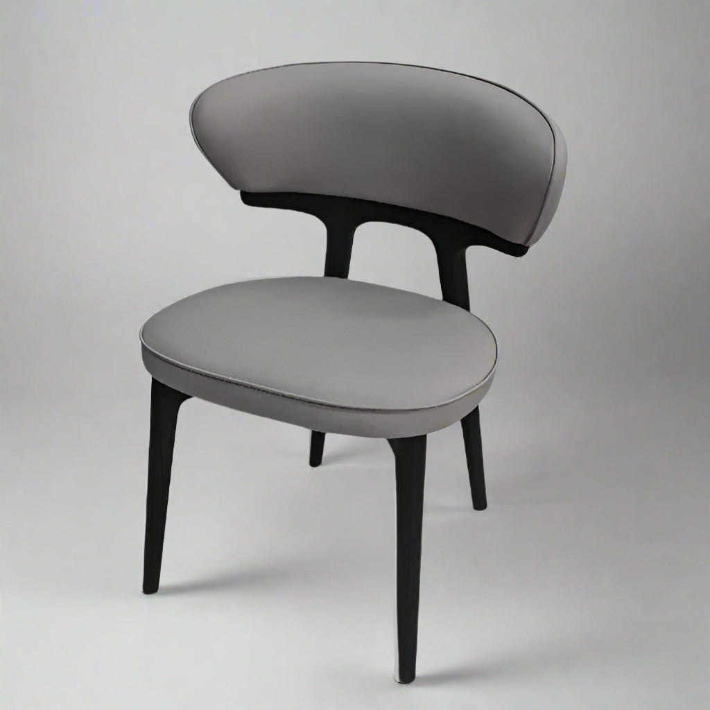 Leifian Dining Chair (CH2409) - Custom Solid Wood American Oak Dining Chair Mid-Century Architect-Inspired Scandinavian Minimalist