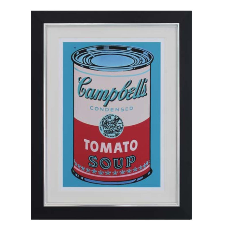 Andy Warhol "Colored Campbell's Soup Can", 1965 | Licensed Art Print | Framed Art | Lithograph | Pop Art
