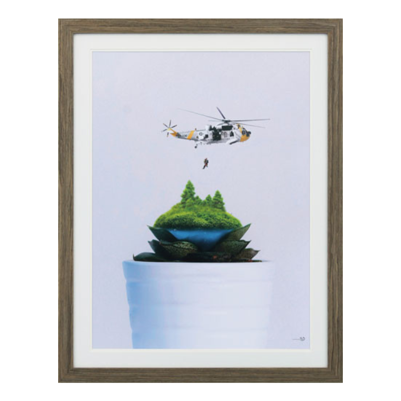 Licensed Art Print - Magesa Biseko “Heli" | Framed Art | Photography | Photorealism