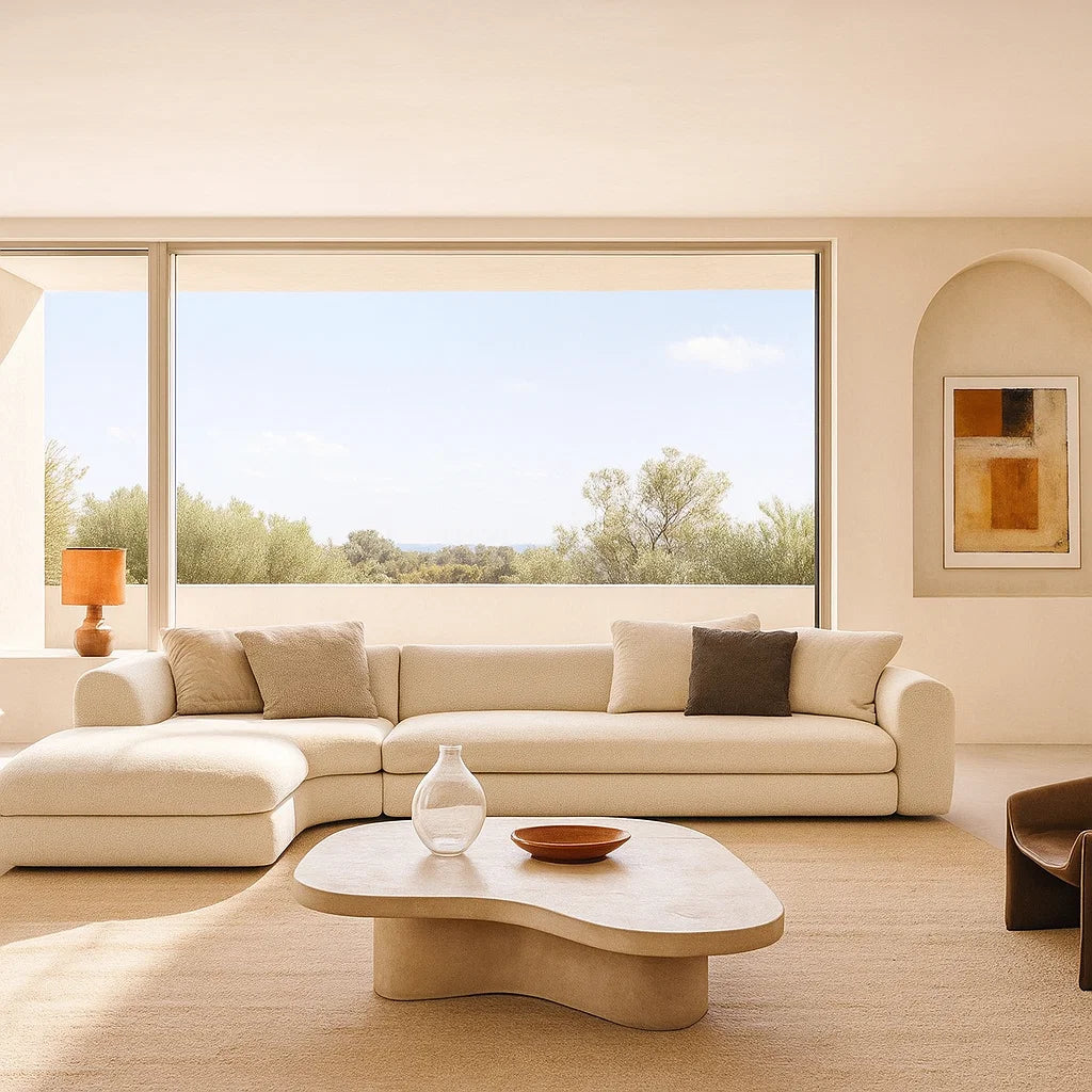 Lieve (SF-12032) - Italian Minimalist Custom Sofa Bespoke in Leather &amp; Fabric
