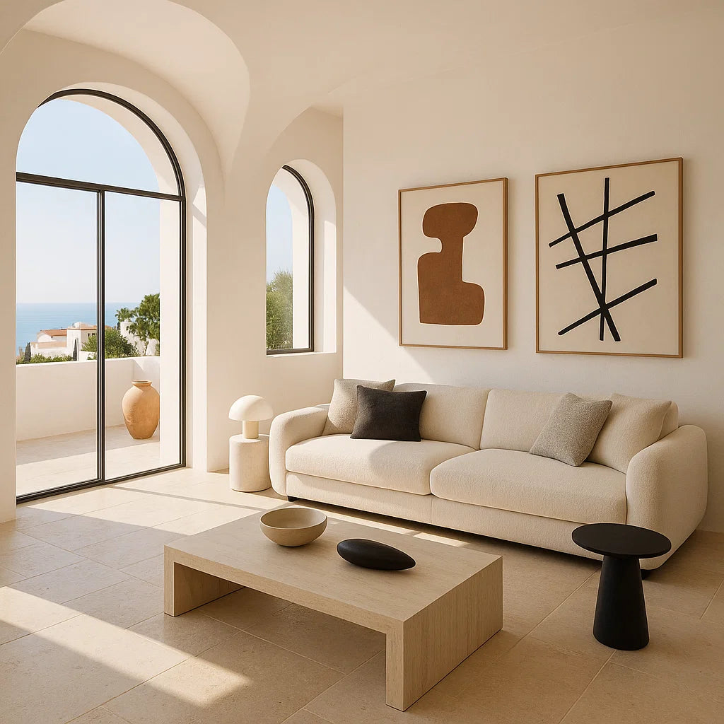 Lieve (SF-12032) - Italian Minimalist Custom Sofa Bespoke in Leather &amp; Fabric