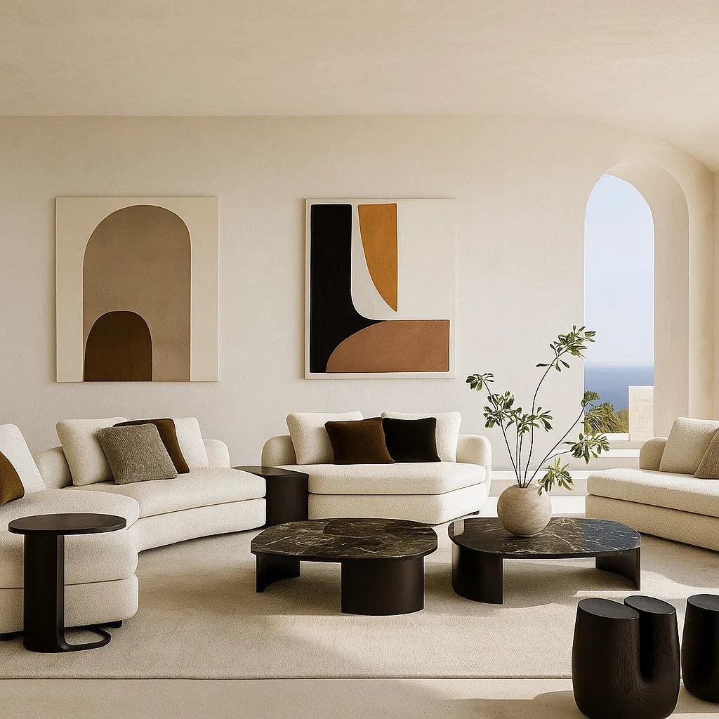 Lieve (SF-12032) - Italian Minimalist Custom Sofa Bespoke in Leather &amp; Fabric