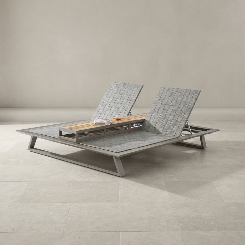Luxe Outdoor Lounge | Bench | Teak Wood | WA1112