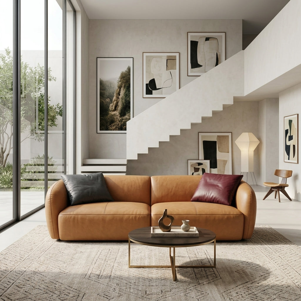 Americana MF3309 Custom Modular Sofa | Pet Friendly Leather & Fabric