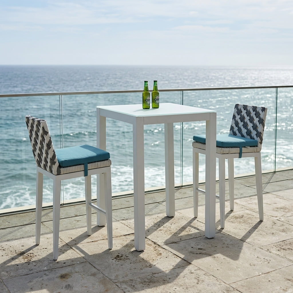 Florence Outdoor Bar Counter Table | Square |  WA4040