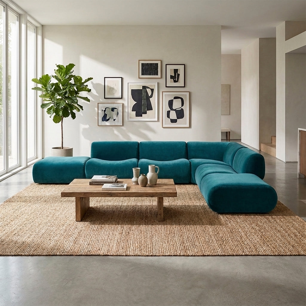 Marino SF2282 Custom Modular Sofa | Pet Friendly Leather & Fabric