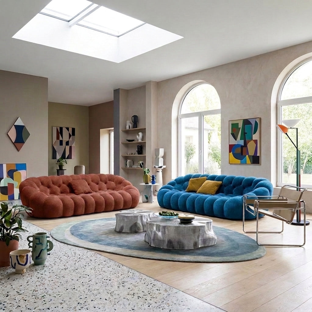 Mellow SF2235 Custom Contemporary Minimalist Design Sofa | 1-Seater | Pet Friendly Leather & Fabric