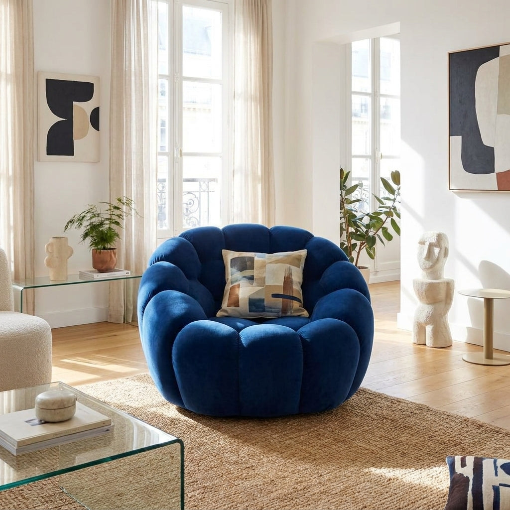 Mellow SF2235 Custom Contemporary Minimalist Design Sofa | 1-Seater | Pet Friendly Leather & Fabric