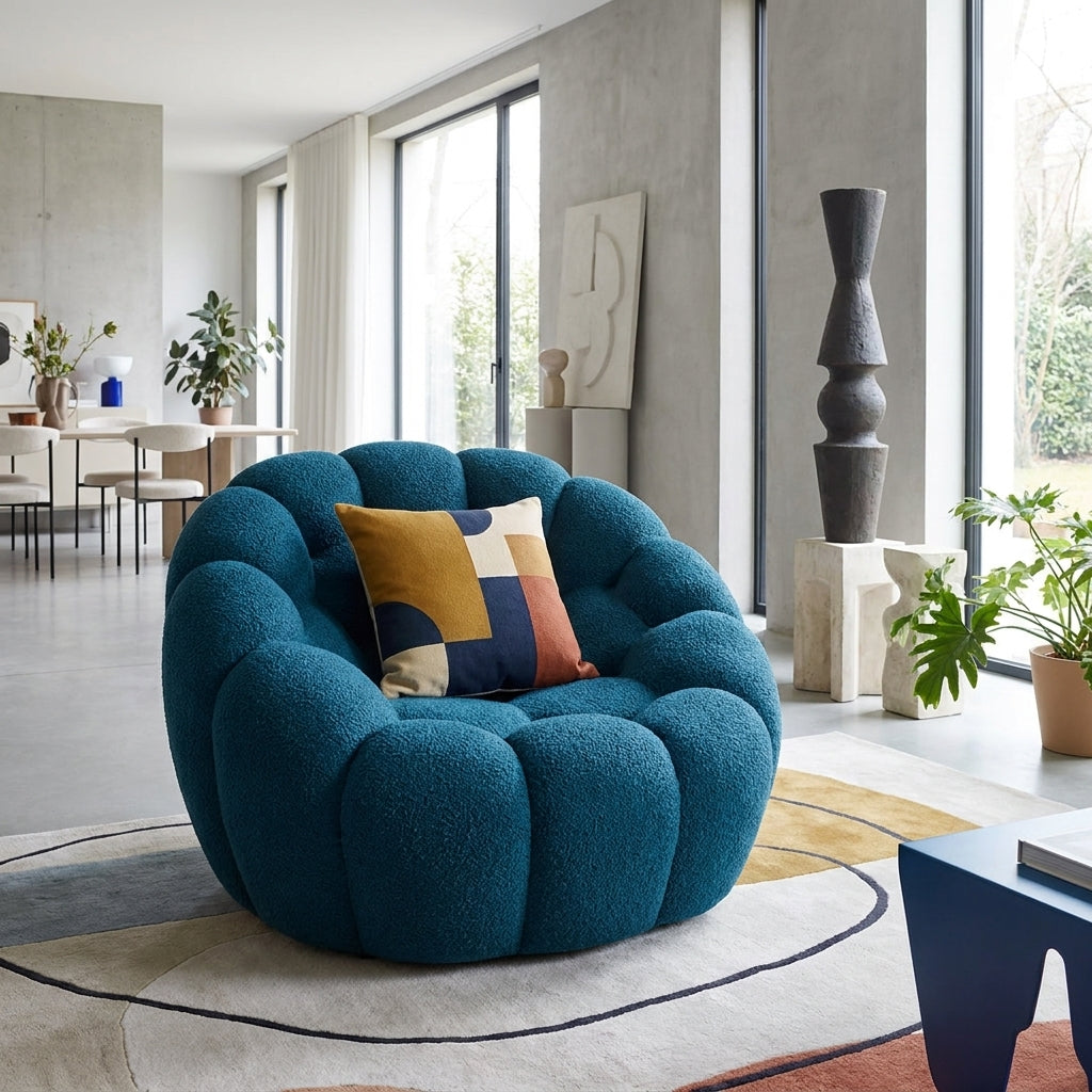 Mellow SF2235 Custom Contemporary Minimalist Design Sofa | 1-Seater | Pet Friendly Leather & Fabric