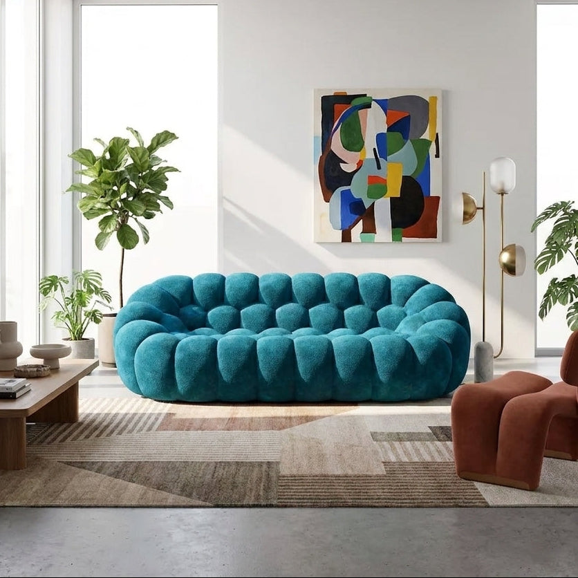 Mellow SF2235 Custom Contemporary Minimalist Design Sofa | 1-Seater | Pet Friendly Leather & Fabric