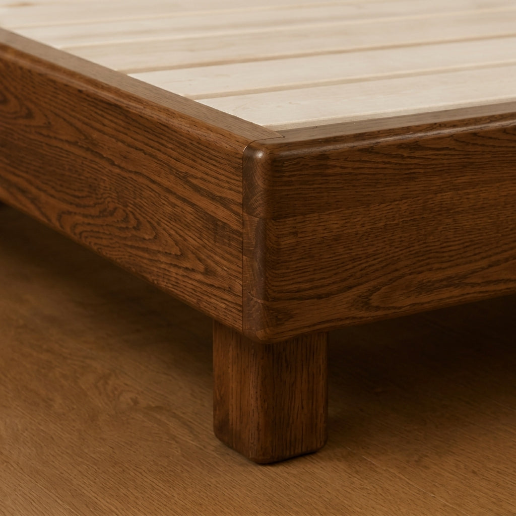 NY Solid Wood Bed | European Queen & King Size | Solid American Ash