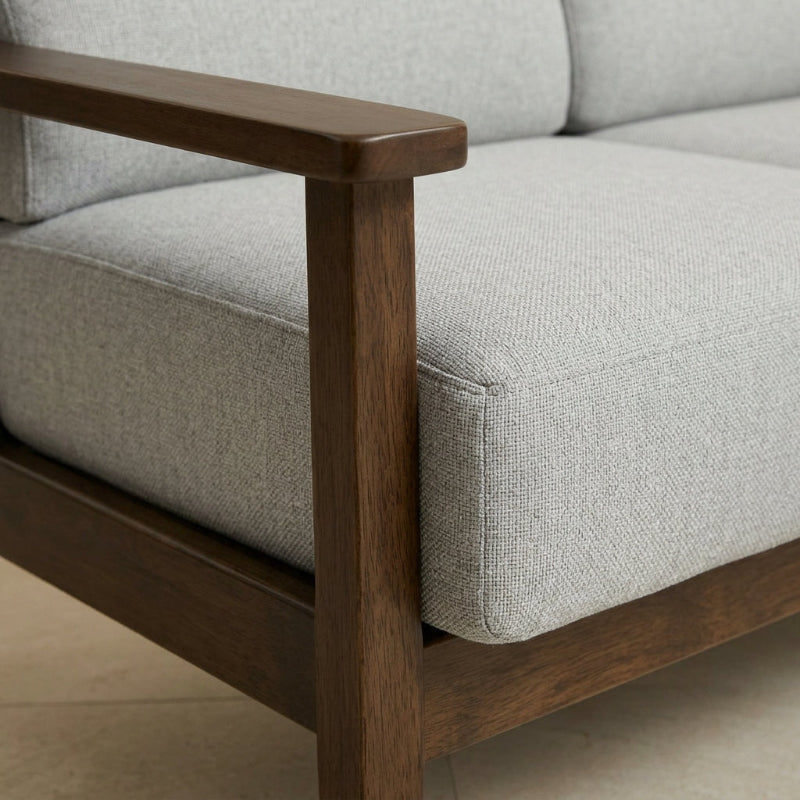 Nashville Fabric Solid Wood Sofa | 3-Seater | Special Offer