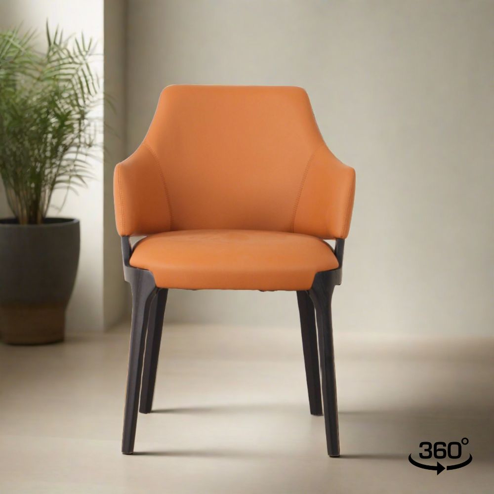 Nexa Arm Chair (CH1911B) - Custom Solid Wood American Oak Dining Chair Mid-Century Architect-Inspired Scandinavian Minimalist