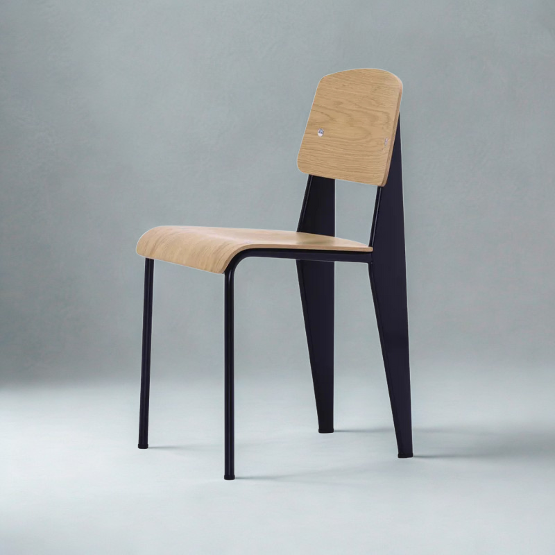 Norm Dining Chair (774Y) - Custom Solid Wood American Oak Dining Arm Chair Mid-Century Architect-Inspired Scandinavian Minimalist