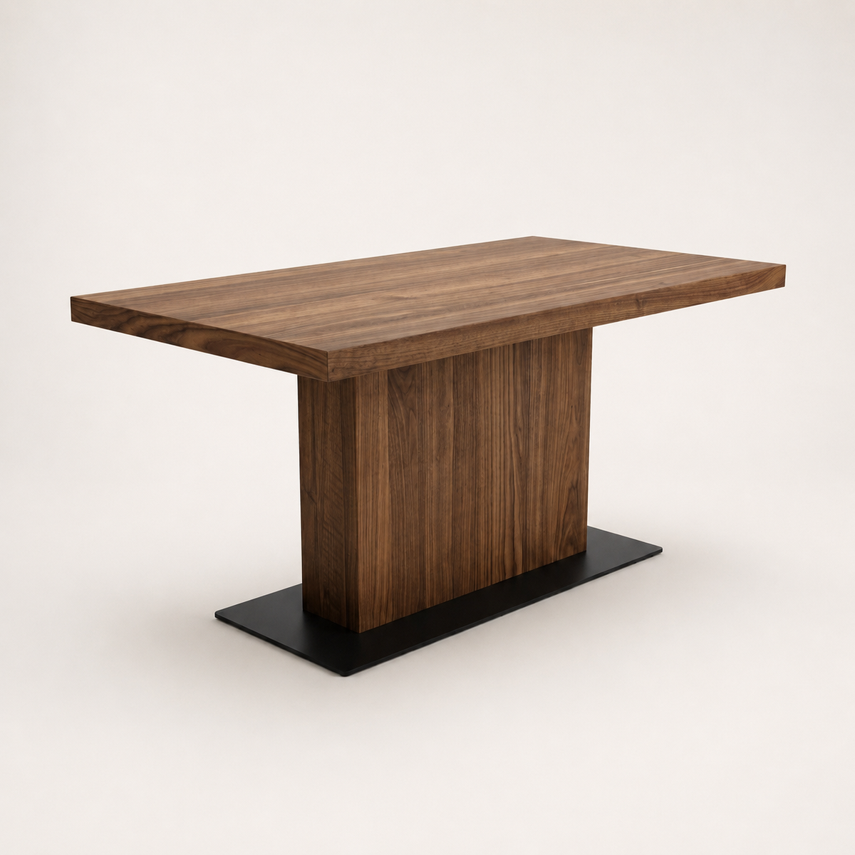 NORYA (KAZTW05A-01) Custom American Solid Wood Pedestal Table | American Walnut