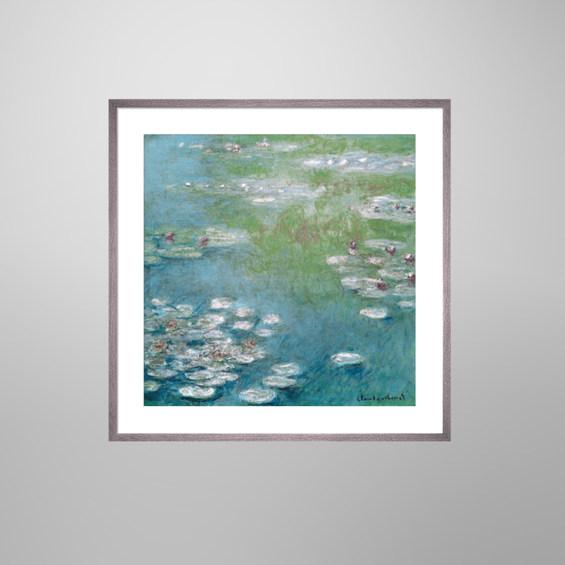Claude Monet “Nympheas at Giverny", 1893 | Licensed Art Print | Framed Art | Lithograph | Impressionism