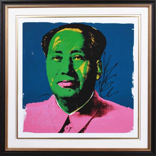 Andy Warhol "Mao", 1972 | Licensed Art Print | Framed Art | Lithograph | Pop Art