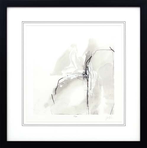June Erica Vess “Monochrome Gestures I” | Licensed Art Print | Framed Art | Lithograph | Abstract